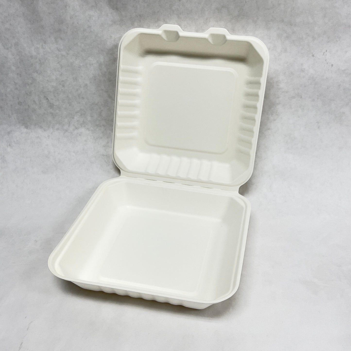 Bagasse Hinged Clamshell Container (Set of 120 - 240)